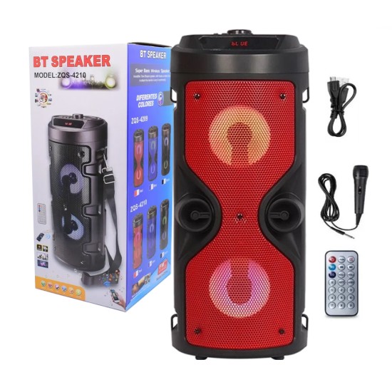 Sing-e Portable Wireless Speaker ZQS4209/ZQS4210 Red Sing-e Portable Wireless Speaker ZQS4209/ZQS4210 Red